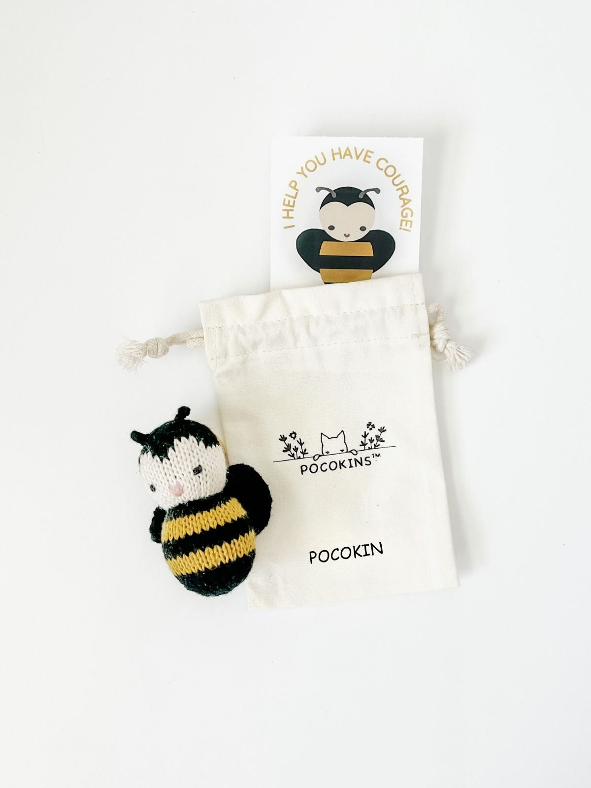 3” Mini PocoKin - Lorenzo the Bee (COURAGE)