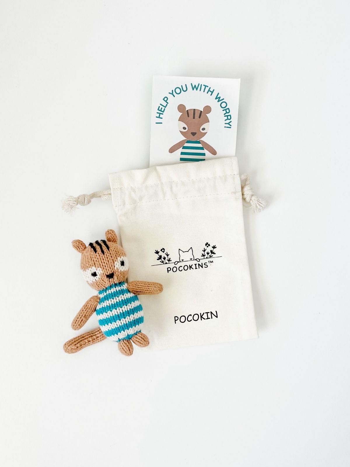 3” Mini PocoKin - Carlton the Squirrel (WORRY)
