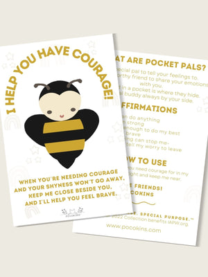 5” Pocket Pal - Lorenzo the Bee (COURAGE)