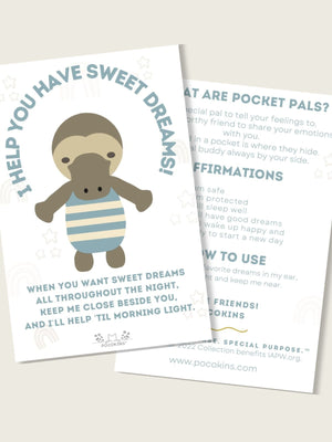 3” Mini Pocket Pal - Dominic the Platypus (SWEET DREAMS)