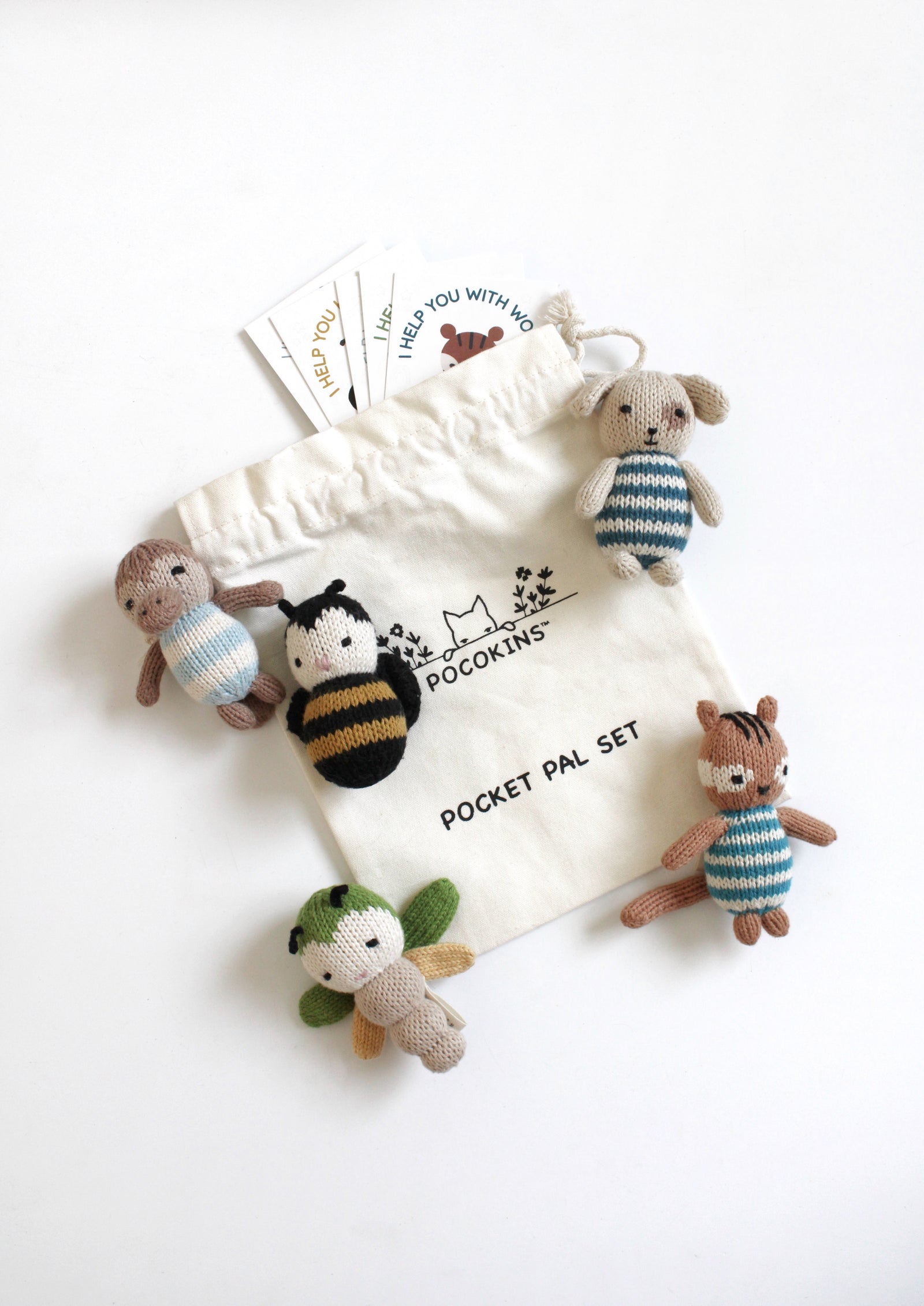 3” PocoKins Set (Blue/Green/Black/Teal)