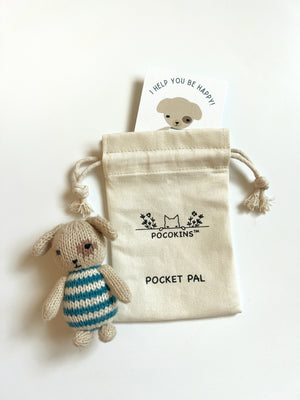 3” Mini Pocket Pal - Theo the Dog (HAPPINESS)