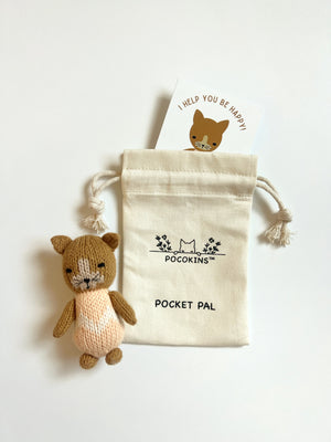 3” Mini Pocket Pal - Tabby the Cat (HAPPINESS)